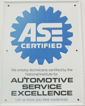 ASE certified technicians